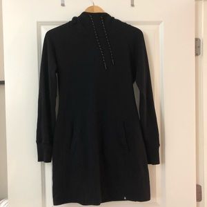 American Giant women’s fleece hooded dress